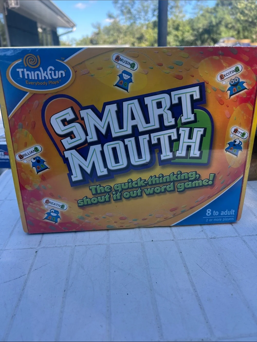 NIB ThinkFun Smart Mouth Game - Orange & Blue Box